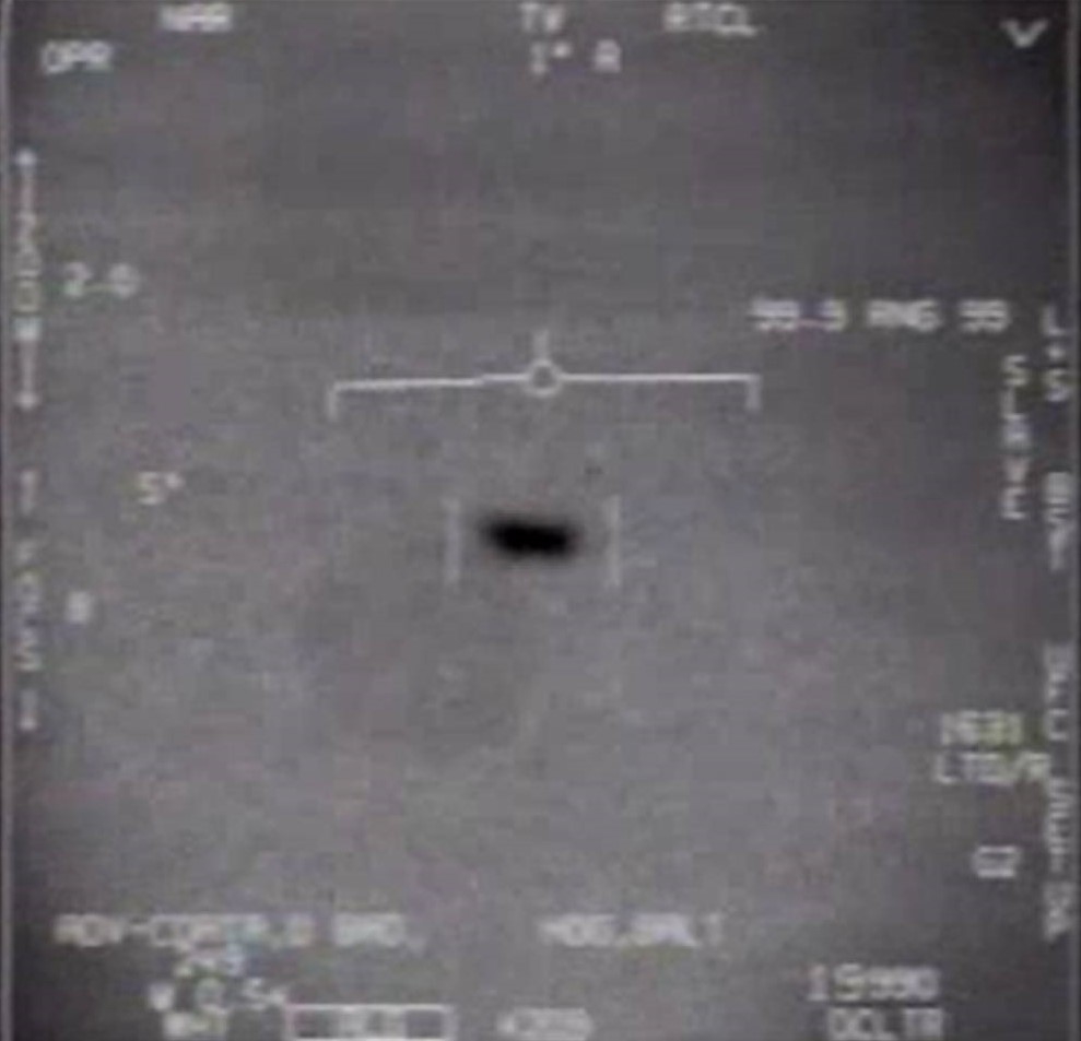 UN 'IMMAGINE DELL'UFO INSEGUITO DAI PILOTI DELLA NIMITZ NEL 2004